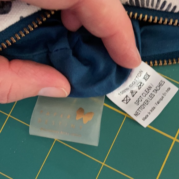 Blue beaded bag - Picture 7 of 9